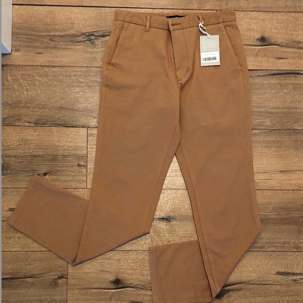 Everlane The Performance Chino - Uniform 32X34 Slim Toasted Coconut